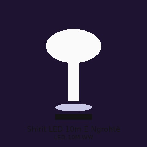 Shirit LED 10m E Ngrohtë