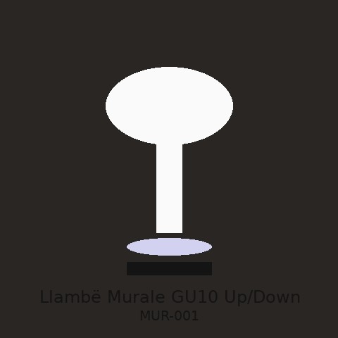 Llambë Murale GU10 Up/Down