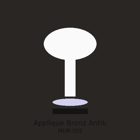 Applique Bronz Antik