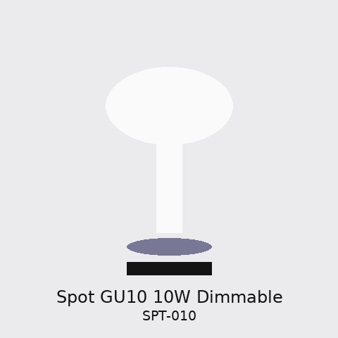 Spot GU10 10W Dimmable — foto produkti