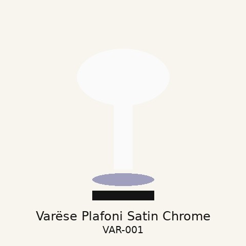 Varëse Plafoni Satin Chrome — foto produkti